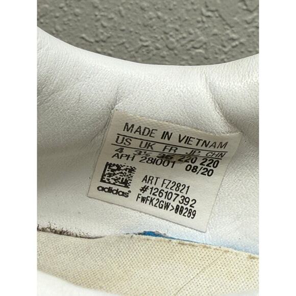 Adidas Stan White Smith Removable Tongue Plaid Red 4 - Picture 5 of 5